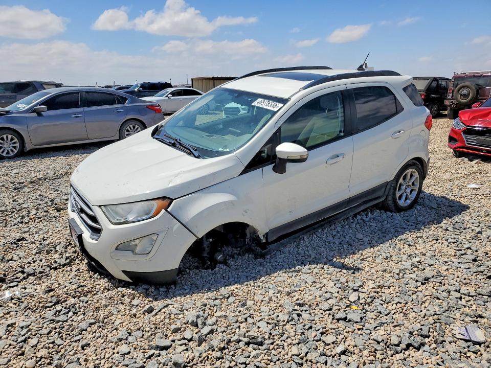 2018 Ford Ecosport VIN MAJ3P1TE0JC233923 COPART salvage auction — FRONT END, Tx - Salvage Vehicle Title, sold $1,250 on 2026-07-28 (photo 1)