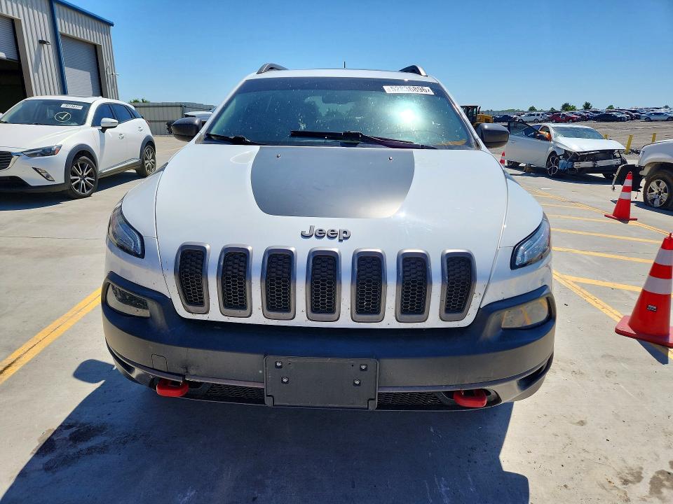 2015 Jeep Cherokee VIN 1C4PJMBS5FW626201 COPART salvage auction — FRONT END, Il - Salvage Certificate, sold $2,450 on 2026-07-09 (photo 5)