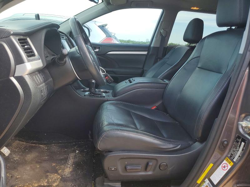 2015 Toyota Highlander VIN 5TDKKRFH6FS099613 COPART salvage auction — HAIL, Tx - Certificate Of Title, sold $8,600 on 2026-07-09 (photo 7)