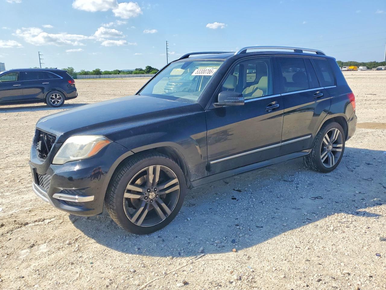 2013 Mercedes-Benz GLK-Class VIN WDCGG5HB9DG115894 COPART salvage auction — Front End, TX - SALVAGE VEHICLE TITLE, sold $2,900 on 2026-07-09 (photo 1)
