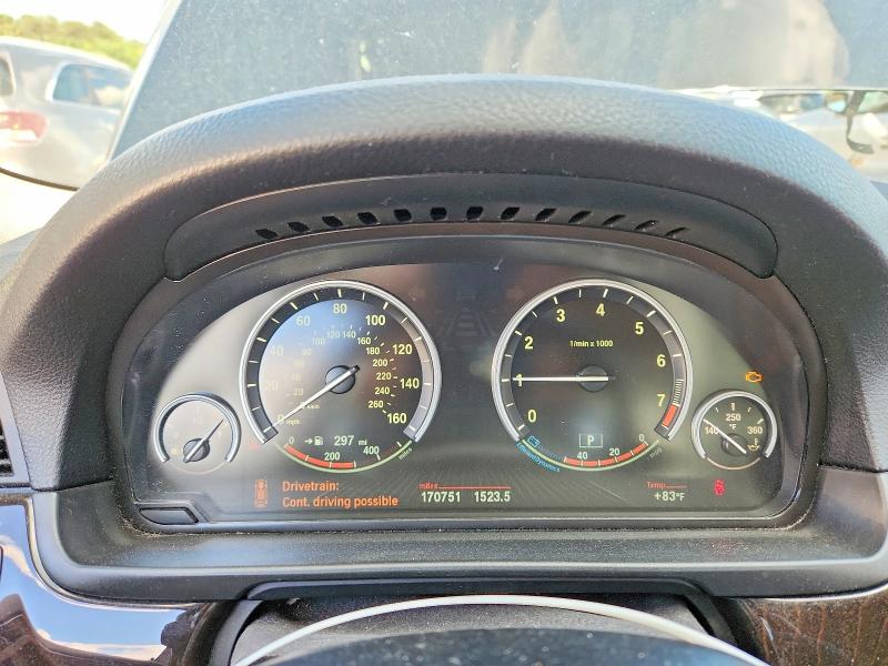 2016 BMW 5er VIN WBA5B3C56GG254304 COPART salvage auction — FRONT END, Md - Cert Of Salvage > 75% Damage, sold $300 on 2026-08-25 (photo 9)