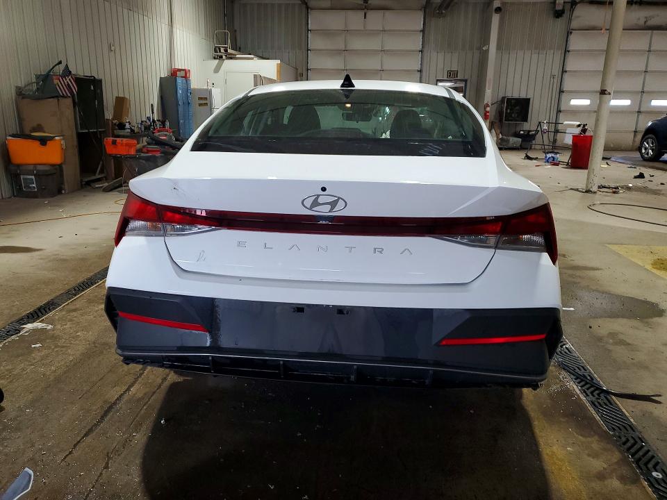 2024 Hyundai Elantra VIN KMHLL4DG8RU654877 COPART salvage auction — FRONT END, PA - CERTIFICATE OF SALVAGE, sold $3,250 on 2026-07-27 (photo 6)