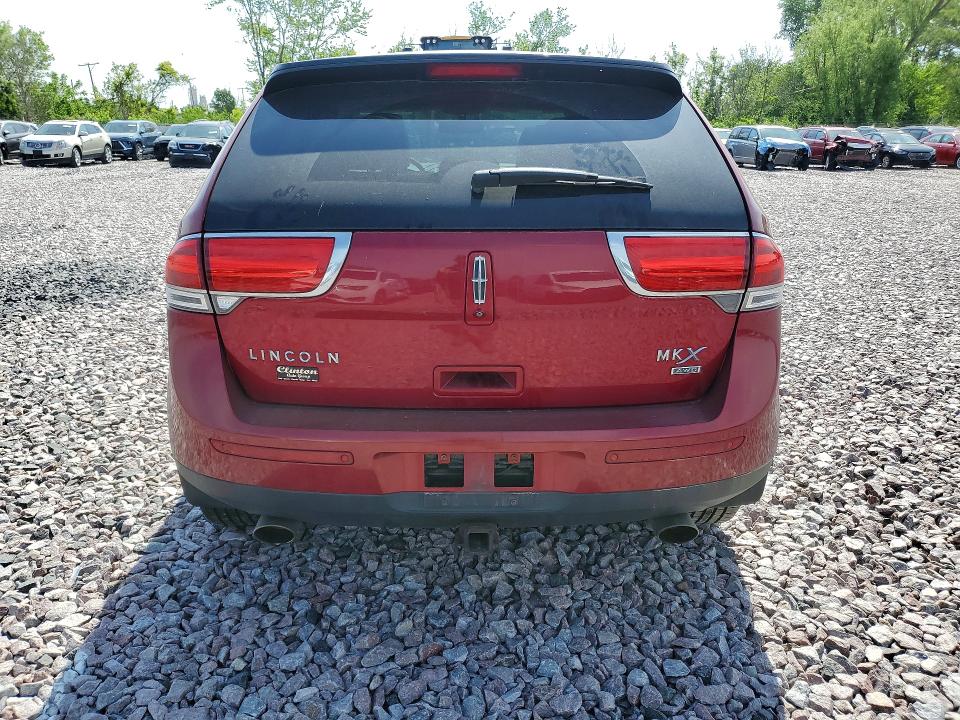 2014 Lincoln Mkx VIN 2LMDJ8JK8EBL09377 COPART salvage auction — FRONT END, IA - CERT OF TITLE-SALVAGE TITLE, sold $450 on 2026-07-08 (photo 6)