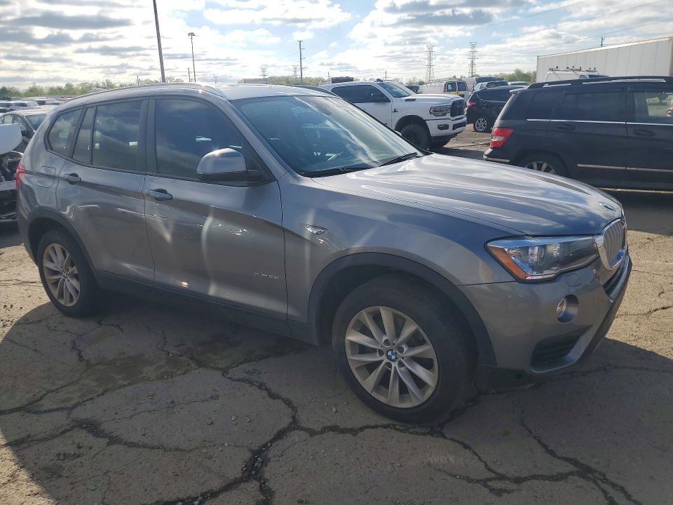2017 BMW X3 VIN 5UXWX9C57H0T13381 COPART salvage auction — REAR END, Oh - Cert Of Title-Salvage, sold $4,100 on 2026-07-03 (photo 4)