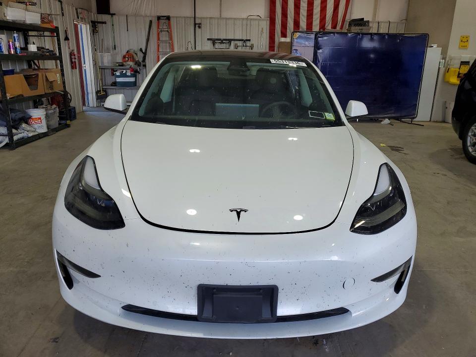 2022 Tesla Model 3 VIN 5YJ3E1EA2NF112071 COPART salvage auction — REAR END, MT - SALVAGE CERTIFICATE OF A VEHIC, sold $5,200 on 2026-08-03 (photo 5)