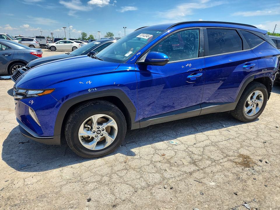 2023 Hyundai Tucson VIN 5NMJBCAE1PH207680 COPART salvage auction — REAR END, In - Cert Of Title-Salvage Title, sold $7,200 on 2026-07-31 (photo 1)