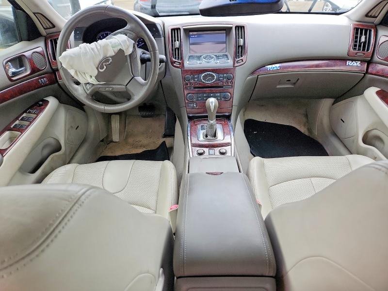 2012 Infiniti G VIN JN1CV6AR0CM975144 COPART salvage auction — FRONT END, NJ - CERT OF TITLE-SALVAGE, sold $225 on 2026-07-29 (photo 8)