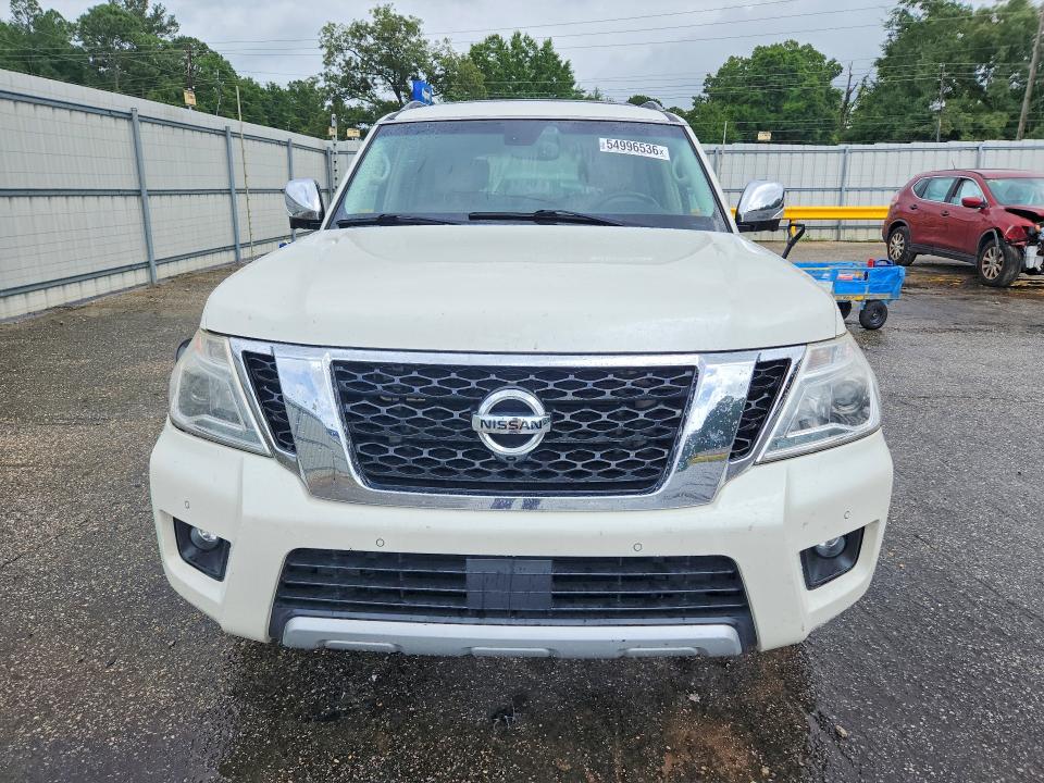 2017 Nissan Armada VIN JN8AY2NF3H9303856 COPART salvage auction — SIDE, Al - Cert Of Title-Salvage Title, sold $4,350 on 2026-07-13 (photo 5)