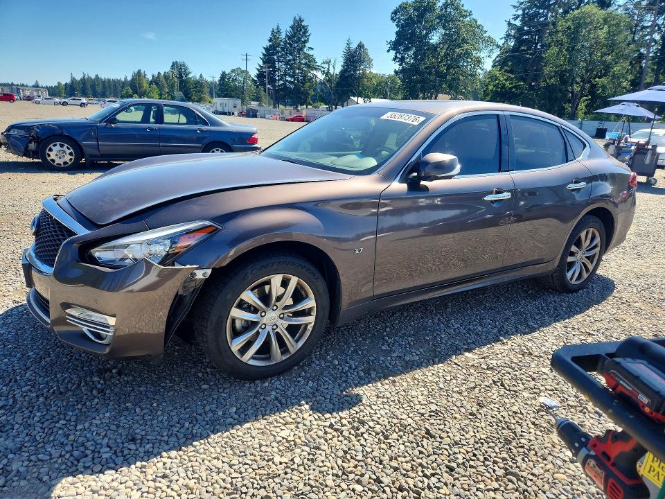 2018 Infiniti VIN JN1BY1AR2JM220175 COPART salvage auction — FRONT END, Wa - Vehicle Cert Of Ownership-Titl, sold $3,300 on 2026-07-21 (photo 1)