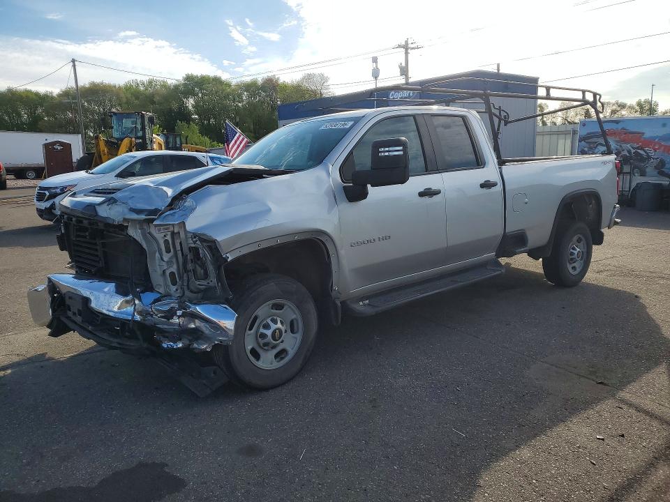 2021 Chevrolet Silverado VIN 1GC5YLE7XMF127444 COPART salvage auction — FRONT END, Mn - Cert Of Title-Salvage, sold $9,300 on 2026-07-09 (photo 1)