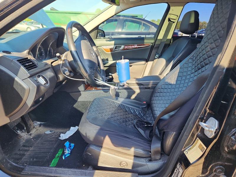 2011 Mercedes-benz C class VIN WDDGF8BB0BR133484 COPART salvage auction — FRONT END, Pa - Certificate Of Salvage, sold $375 on 2026-07-09 (photo 7)