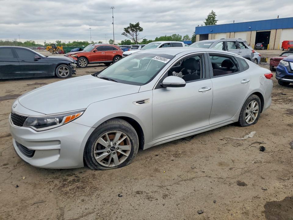 2016 Kia VIN KNAGT4L37G5117541 COPART salvage auction — FRONT END, Oh - Cert Of Title-Salvage, sold $725 on 2026-07-07 (photo 1)