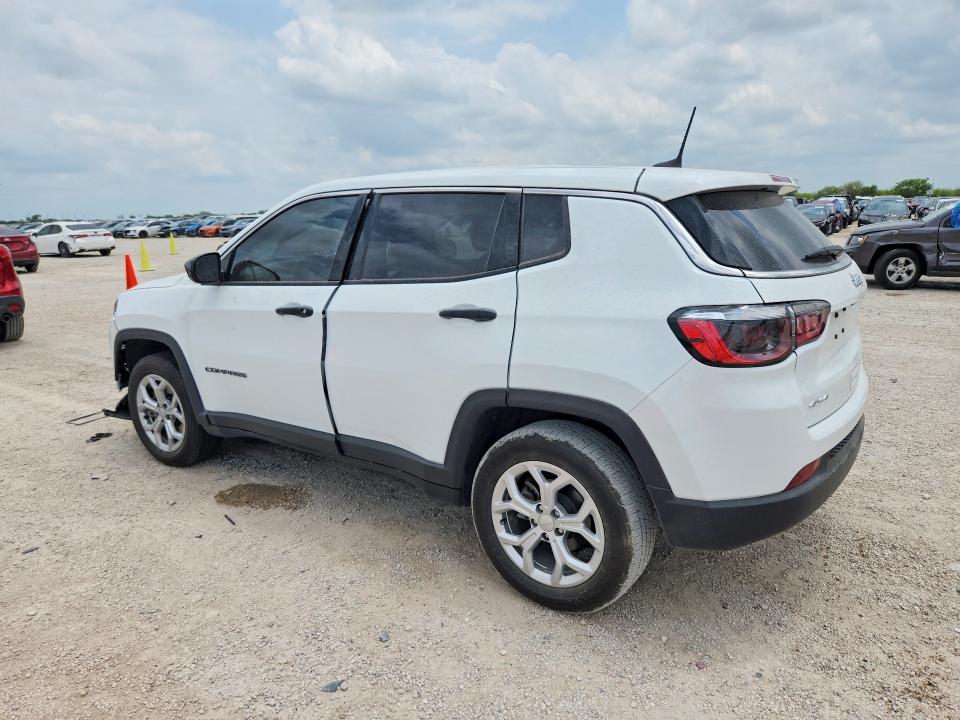 2024 Jeep Compass VIN 3C4NJDAN8RT173527 COPART salvage auction — FRONT END, Tx - Salvage Vehicle Title, sold $5,899 on 2026-08-15 (photo 2)