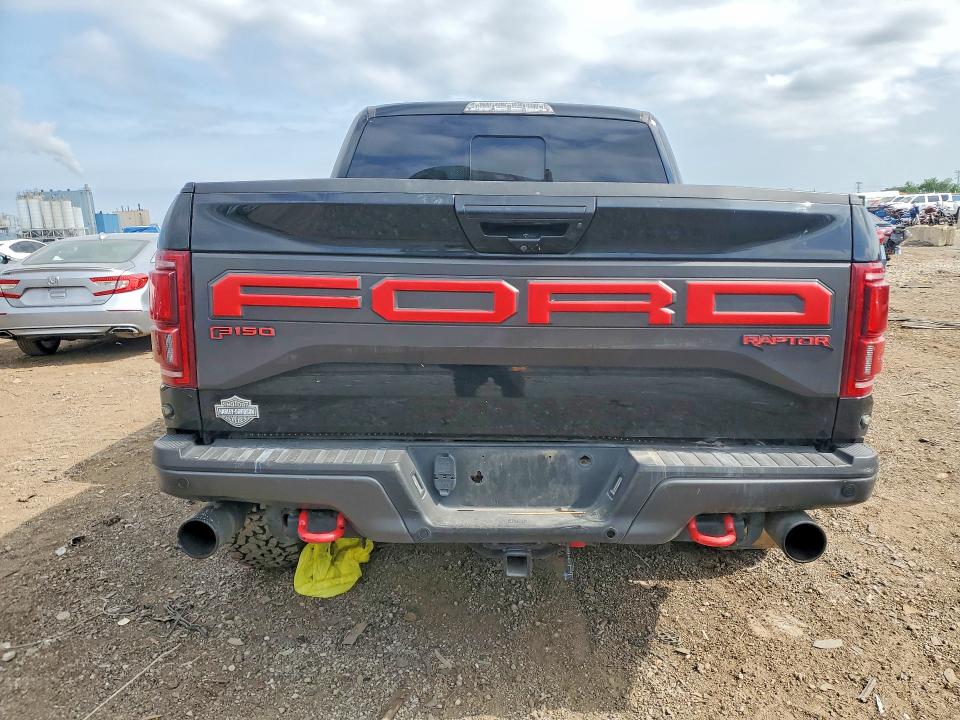 2018 Ford F-150 VIN 1FTFW1RG1JFE40788 COPART salvage auction — VANDALISM, Il - Salvage Certificate, sold $17,500 on 2026-07-24 (photo 6)