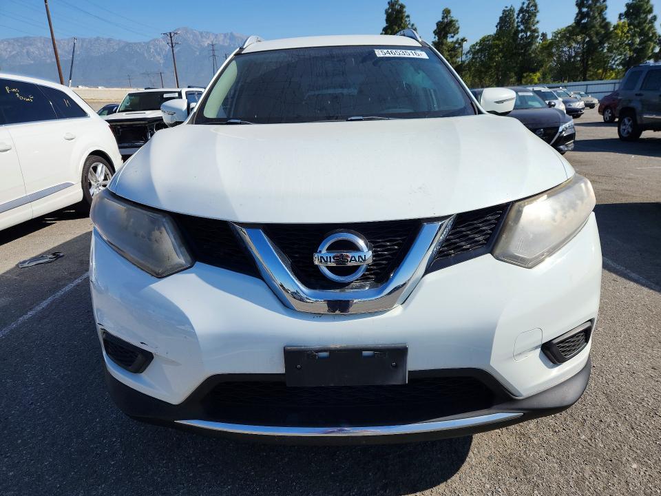 2016 Nissan VIN KNMAT2MT2GP594636 COPART salvage auction — SIDE, Ca - Salvage Certificate, sold $1,800 on 2026-07-07 (photo 5)