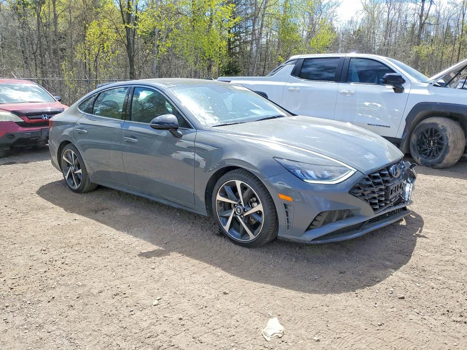 2022 Hyundai Sonata VIN 5NPEJ4J21NH135816 COPART salvage auction — FRONT END, On - Permit Salvage, sold $5,700 on 2026-07-16 (photo 4)