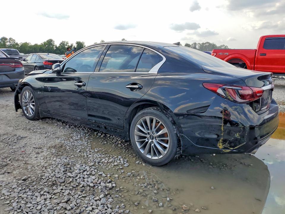 2018 Infiniti Q50 VIN JN1EV7APXJM590359 COPART salvage auction — FRONT END, Tx - Salvage Vehicle Title, sold $1,750 on 2026-07-10 (photo 2)