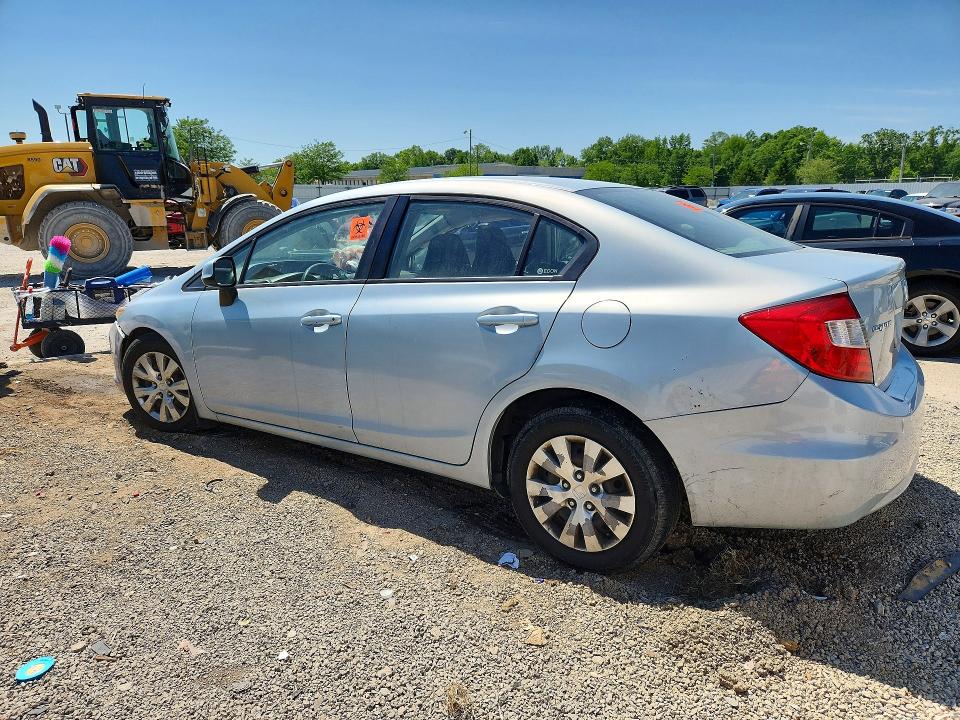 2012 Honda VIN 19XFB2F54CE080014 COPART salvage auction — FRONT END, Ky - Bill Of Sale/Part Only/No Titl, sold $300 on 2026-07-02 (photo 2)