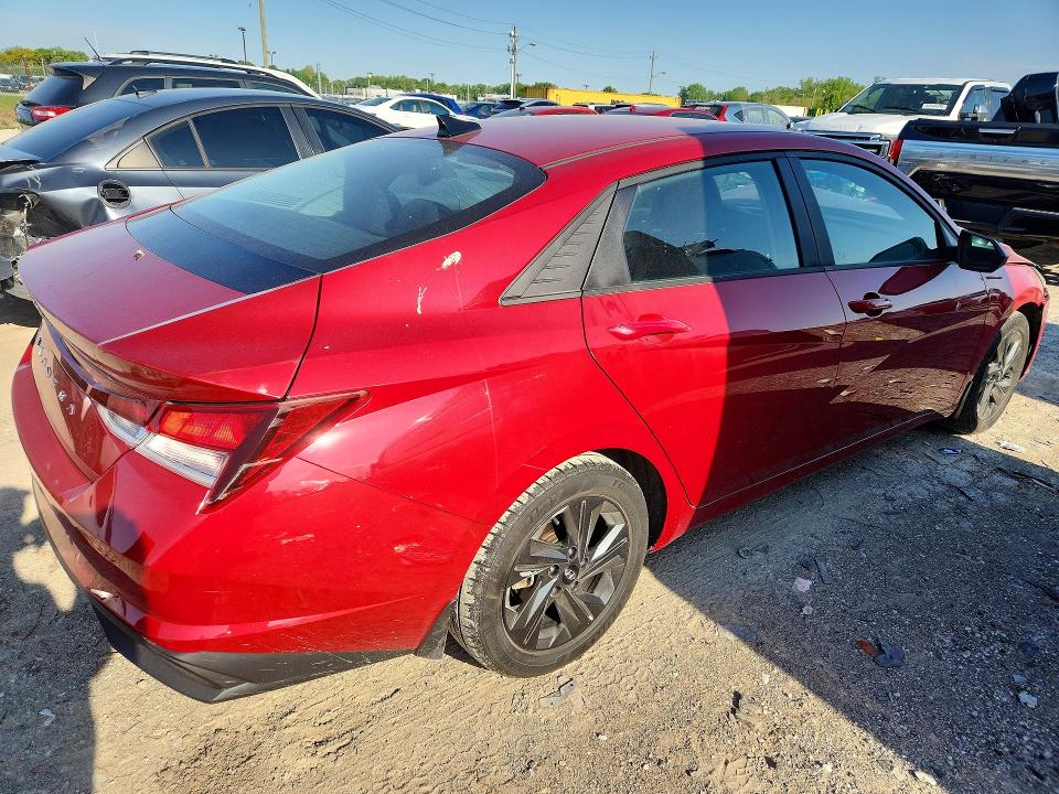 2022 Hyundai Elantra VIN KMHLM4AG0NU312240 COPART salvage auction — FRONT END, In - Cert Of Title-Salvage Title, sold $3,500 on 2026-07-10 (photo 3)
