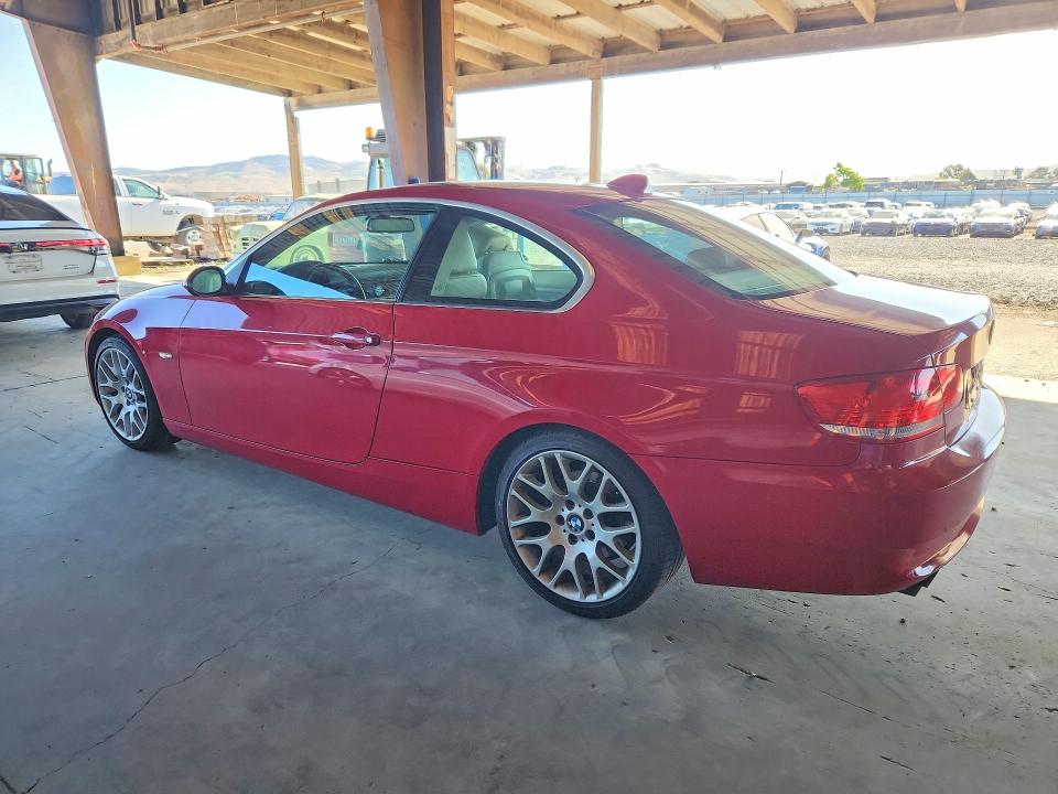 2007 BMW 3 series VIN WBAWV13597PK48206 COPART salvage auction — Burn Engine, CA - NON-REPAIRABLE VEHICLE CERT, sold $650 on 2026-07-20 (photo 2)