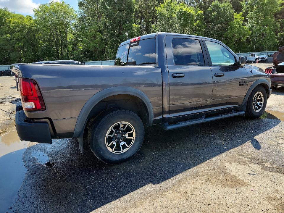 2017 Ram 1500 VIN 1C6RR7YT9HS552799 COPART salvage auction — REAR END, Tx - Certificate Of Title, sold $15 on 2026-07-09 (photo 3)