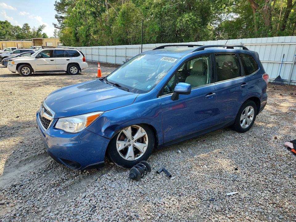 2015 Subaru Forester VIN JF2SJAHC1FH428617 COPART salvage auction — FRONT END, Nc - Salvage Certificate Of Title, sold $2,600 on 2026-07-10 (photo 1)