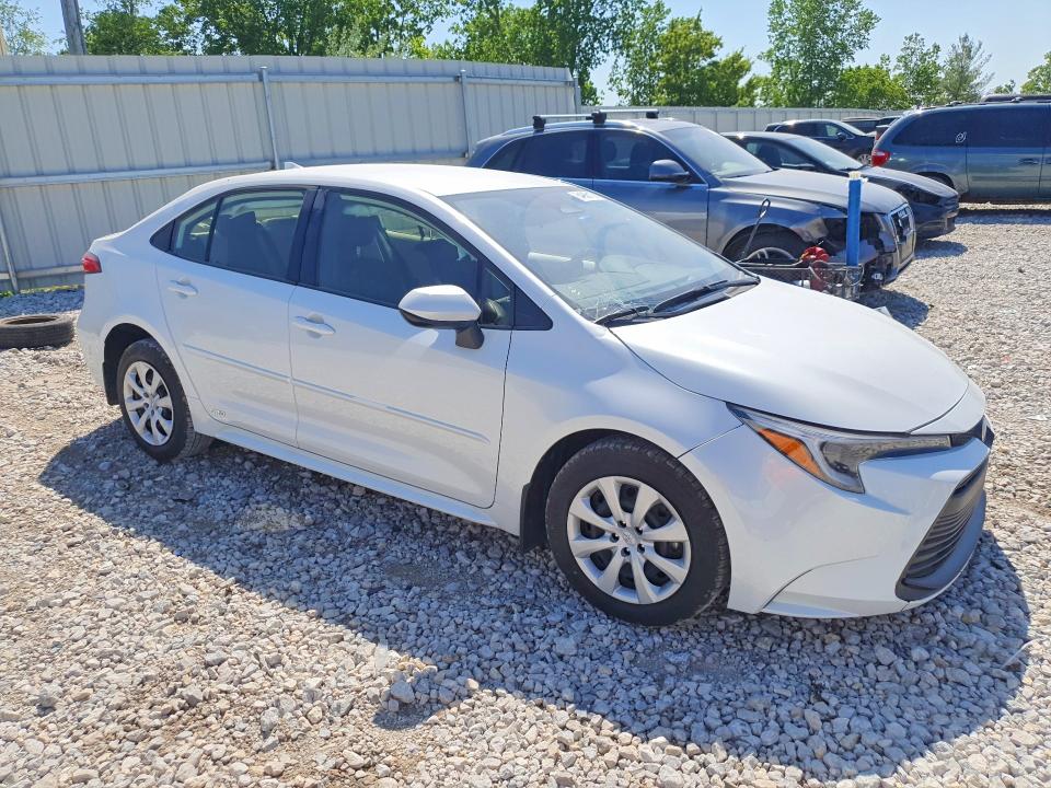 2025 Toyota Corolla VIN JTDBDMHE3S3022967 COPART salvage auction — FRONT END, Mi - Certificate Of Title, sold $8,600 on 2026-07-16 (photo 4)