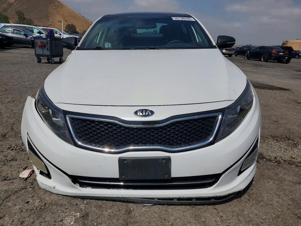 2014 Kia VIN 5XXGR4A69EG262667 COPART salvage auction — FRONT END, Ca - Salvage Certificate, sold $950 on 2026-07-02 (photo 5)
