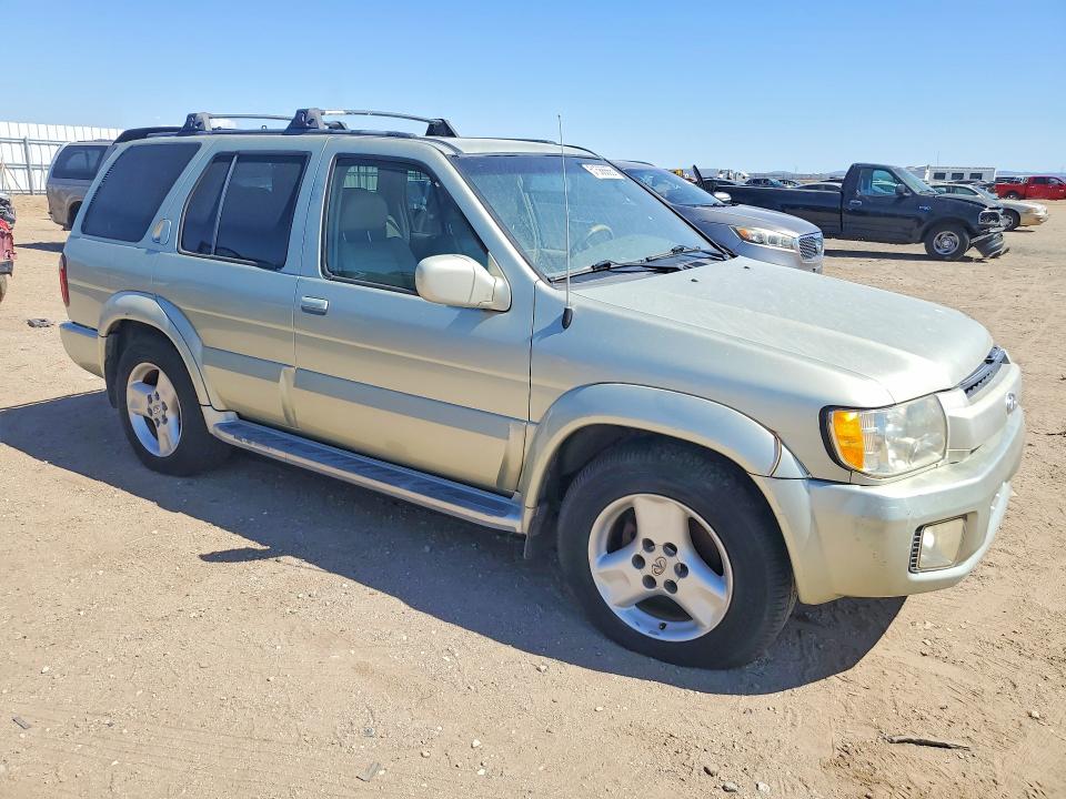 2001 Infiniti Qx4 VIN JNRDR07Y11W102652 COPART salvage auction — FRONT END, Id - Salvage Certificate Of Title, sold $400 on 2026-07-20 (photo 4)