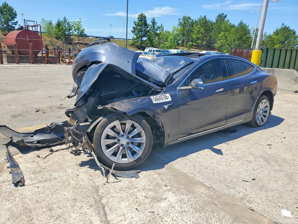 2016 Tesla Model s VIN 5YJSA1E20GF170859 COPART salvage auction — ALL OVER, Sc - Cert Of Title-Salvage, sold $150 on 2026-07-31 (photo 1)