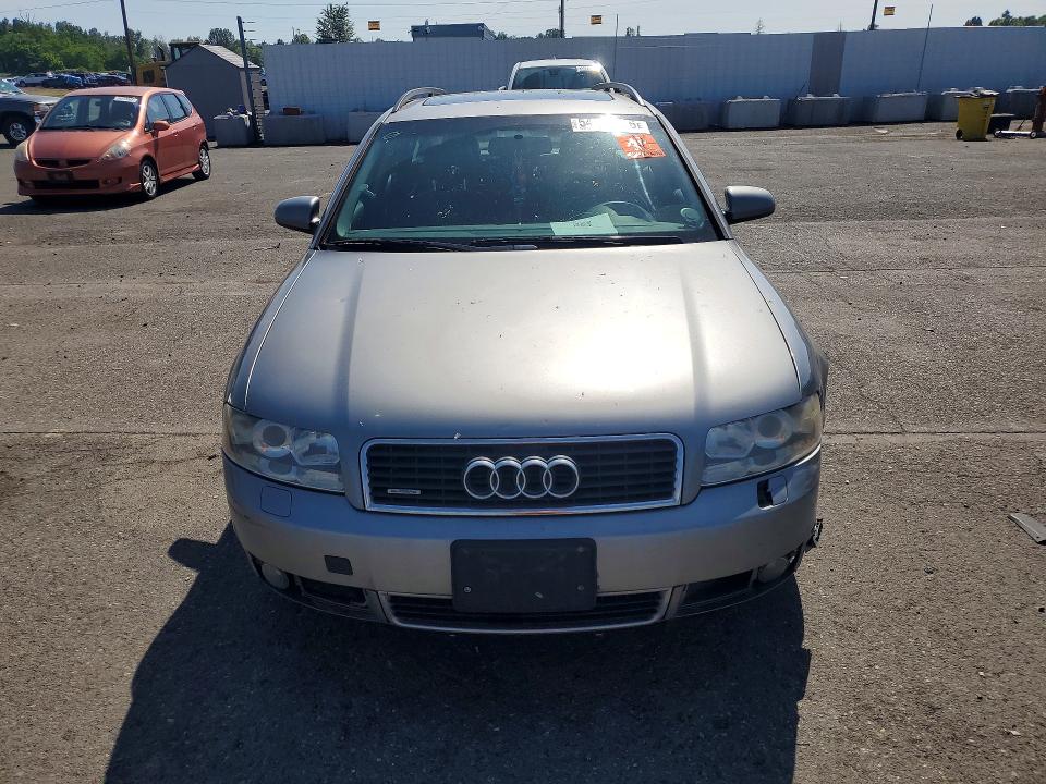 2003 Audi A4 VIN WAUVC68E63A379114 COPART salvage auction — FRONT END, Or - Salvage Title Certificate, sold $225 on 2026-07-06 (photo 5)