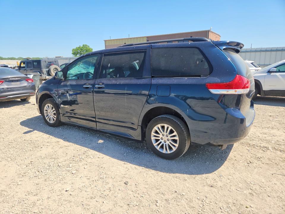 2011 Toyota Sienna VIN 5TDYK3DC9BS146271 COPART salvage auction — FRONT END, Mo - Salvage Certificate Of Title, sold $1,650 on 2026-07-07 (photo 2)