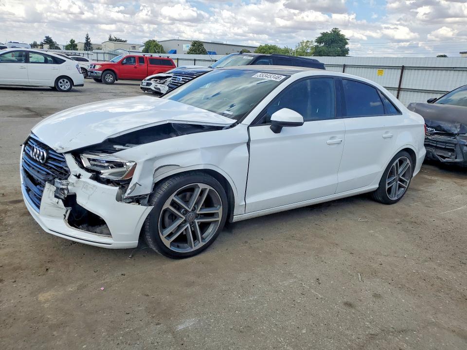 2018 Audi A3 VIN WAUAUGFF8J1038789 COPART salvage auction — FRONT END, Ca - Salvage Certificate, sold $2,350 on 2026-07-06 (photo 1)