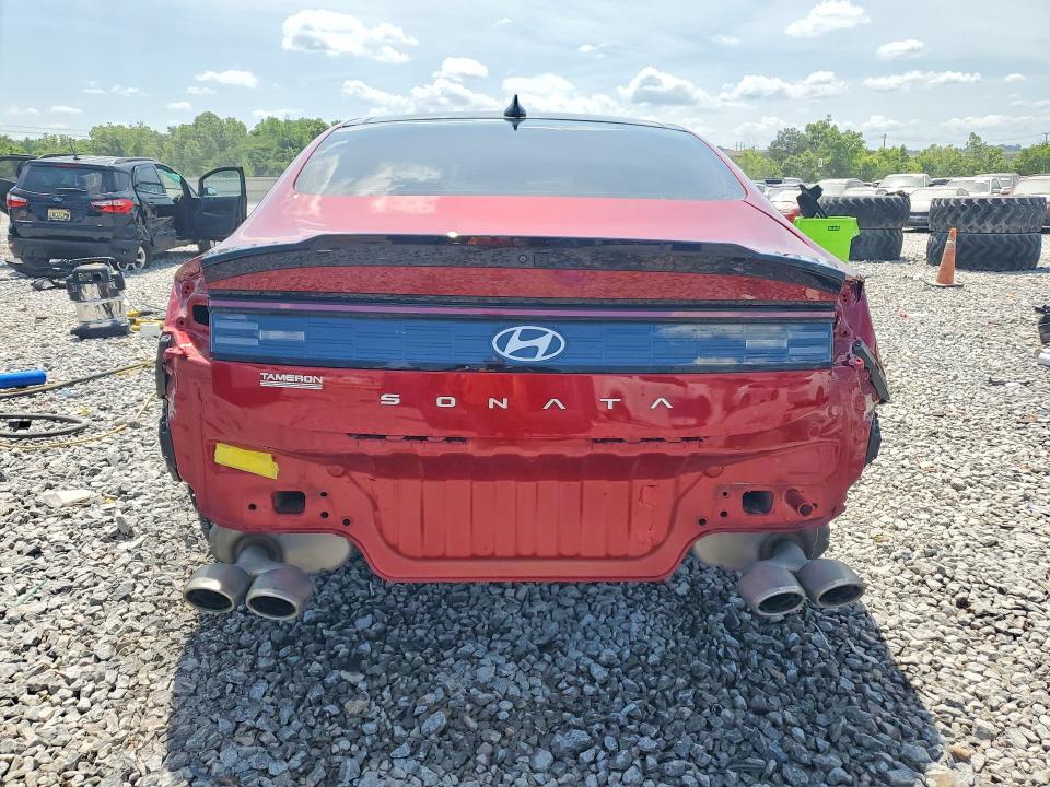 2024 Hyundai Sonata VIN KMHL54JC2RA373705 COPART salvage auction — REAR END, Al - Cert Of Title-Salvage Title, sold $5,300 on 2026-07-28 (photo 6)