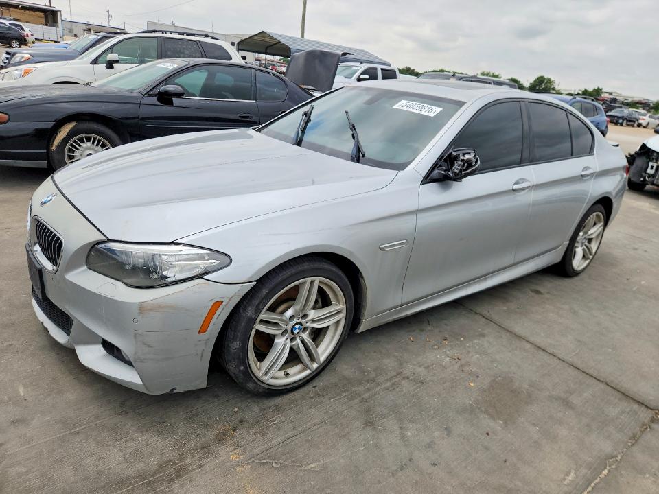 2014 BMW 5er VIN WBA5B1C50ED475755 COPART salvage auction — FRONT END, Tx - Salvage Vehicle Title, sold $1,400 on 2026-08-12 (photo 1)
