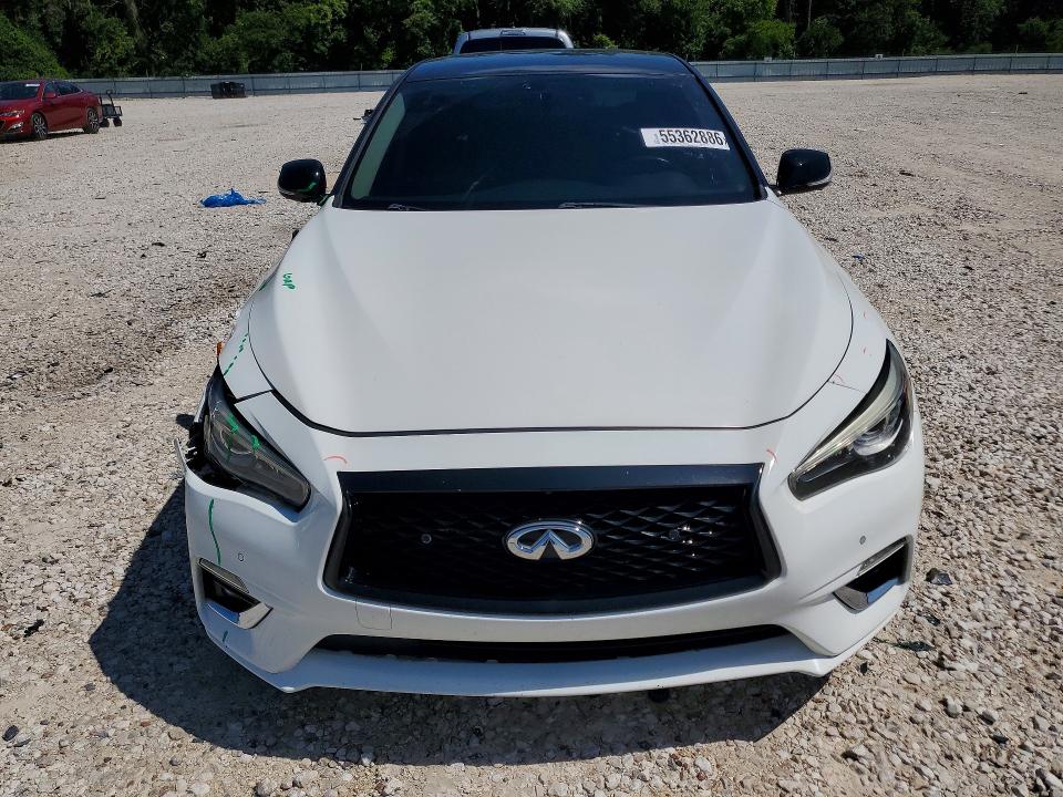 2018 Infiniti Q50 VIN JN1EV7AP5JM363256 COPART salvage auction — SIDE, TX - CERTIFICATE OF TITLE, sold $3,800 on 2026-07-17 (photo 5)