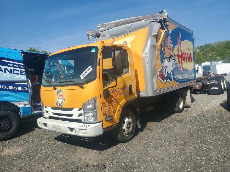 2021 Isuzu Npr VIN 54DB4W1D5MS207989 COPART salvage auction — ROOF, Nj - Cert Of Title-Salvage, sold $6,500 on 2026-07-09 (photo 1)