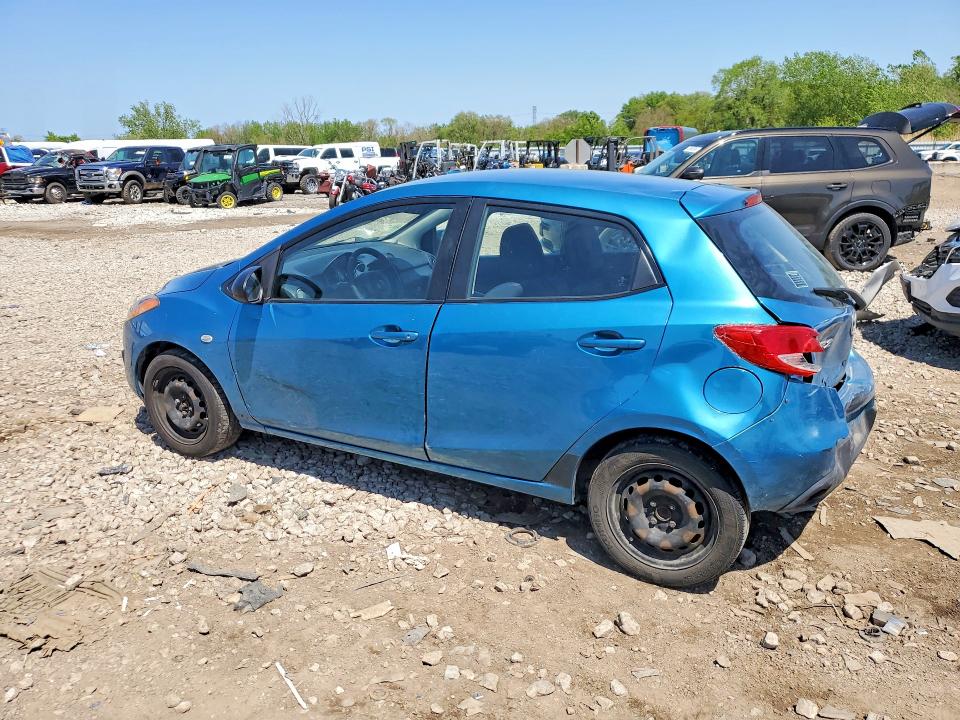 2012 Mazda 2 VIN JM1DE1KY6C0137234 COPART salvage auction — REAR END, Il - Salvage Certificate, sold $400 on 2026-07-03 (photo 2)