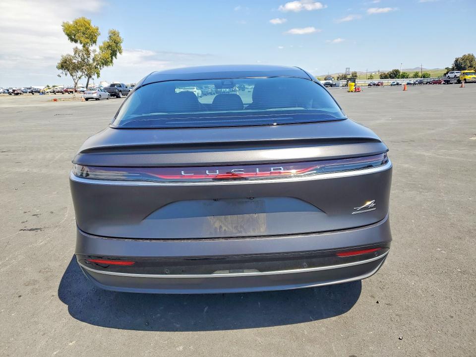 2023 Lucid Air VIN 50EA1TEA3PA002944 COPART salvage auction — FRONT END, CA - SALVAGE CERTIFICATE, sold $13,800 on 2026-07-13 (photo 6)