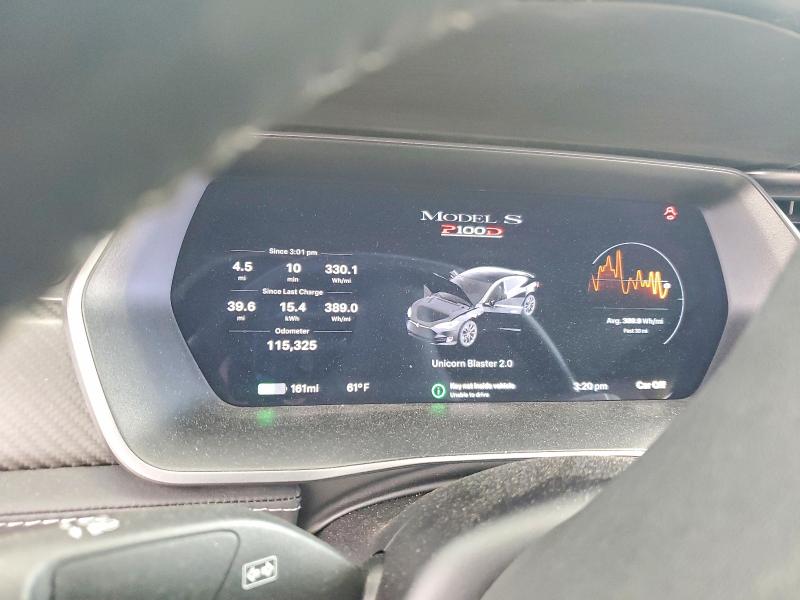 2019 Tesla Model s VIN 5YJSA1E46KF309001 COPART salvage auction — FRONT END, IL - SALVAGE CERTIFICATE, sold $9,700 on 2026-07-28 (photo 9)
