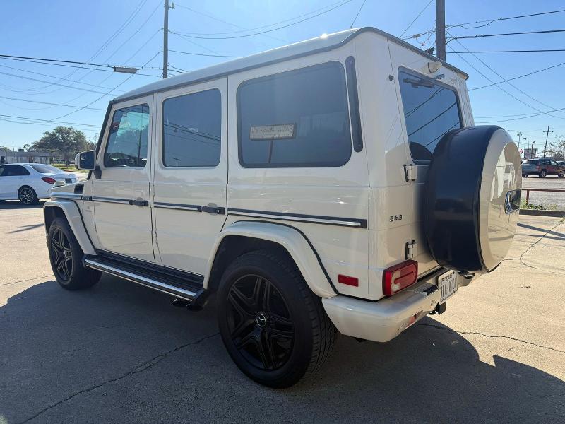 2015 Mercedes-benz G-klasse VIN WDCYC7DF9FX234021 COPART salvage auction — MINOR DENT/SCRATCHES, Tx - Cert Of Title-Rebuilt Salvage (P), sold $68,000 on 2026-07-02 (photo 3)