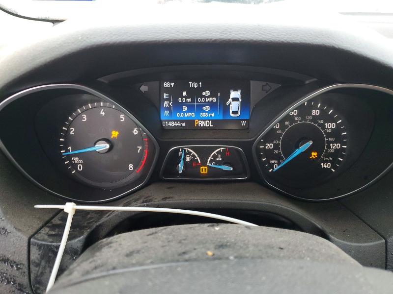 2017 Ford Focus VIN 1FADP3F27HL300674 COPART salvage auction — SIDE, Tx - Salvage Vehicle Title, sold $2,900 on 2026-07-02 (photo 9)