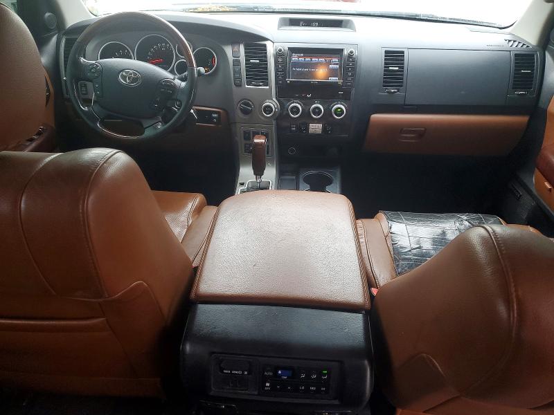 2011 Toyota Sequoia VIN 5TDDW5G19BS050780 COPART salvage auction — FRONT END, Sc - Cert Of Title-Salvage, sold $4,400 on 2026-07-06 (photo 8)