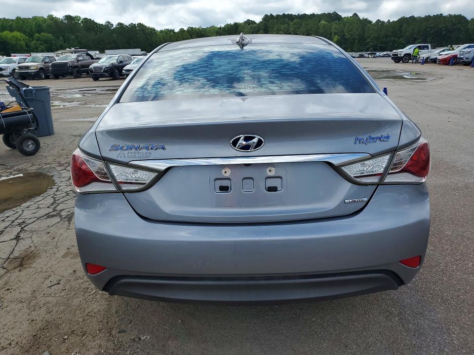 2015 Hyundai Sonata hybrid VIN KMHEC4A46FA125038 COPART salvage auction — NORMAL WEAR, MS - CERTIFICATE OF TITLE, sold $725 on 2026-07-24 (photo 6)