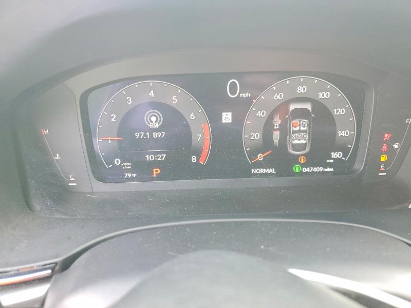 2024 Acura Integra VIN 19UDE4H6XRA011468 COPART salvage auction — FRONT END, Wv - Salvage Certificate, sold $10,800 on 2026-07-30 (photo 9)