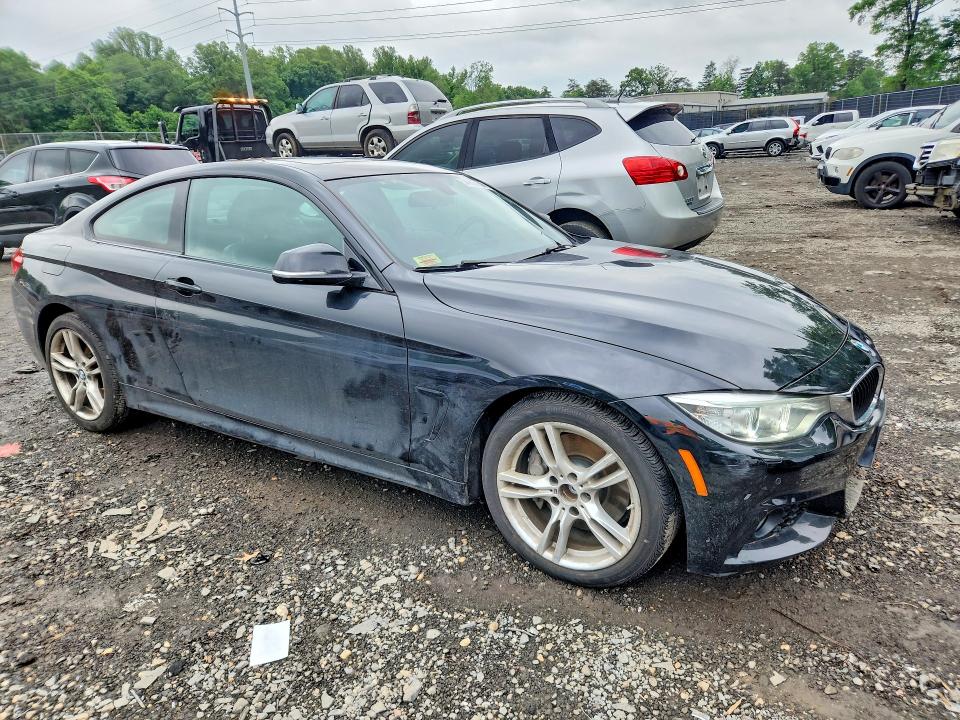 2016 BMW 4er VIN WBA3R5C51GK374443 COPART salvage auction — UNDERCARRIAGE, Md - Cert Of Salvage > 75% Damage, sold $6,400 on 2026-07-07 (photo 4)