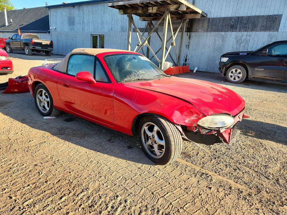1999 Mazda Mx-5 miata VIN JM1NB3531X0117519 COPART salvage auction — FRONT END, MI - CERTIFICATE OF TITLE, sold $1,550 on 2026-07-15 (photo 4)