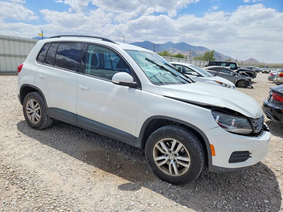 2015 Volkswagen Tiguan VIN WVGAV7AX1FW615605 COPART salvage auction — FRONT END, Ut - Salvage Certificate, sold $1,200 on 2026-07-10 (photo 4)