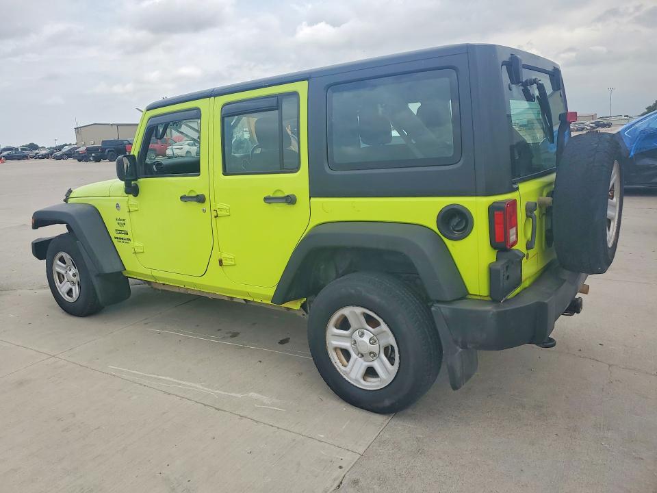 2016 Jeep Wrangler unlimited VIN 1C4BJWKG5GL321463 COPART salvage auction — SIDE, Tx - Dealer Only Clean Title (P), sold $7,400 on 2026-07-21 (photo 2)