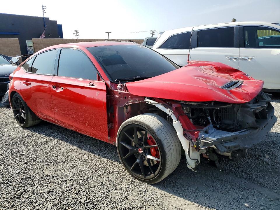 2025 Honda Civic VIN JHMFL5G4XSX001110 COPART salvage auction — FRONT END, Ca - Salvage Certificate, sold $18,900 on 2026-07-15 (photo 4)